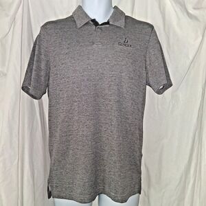 Adidas Glacier Course Golf Polo Shirt Men's Size Medium Gray‎ EUC Short Sleeve